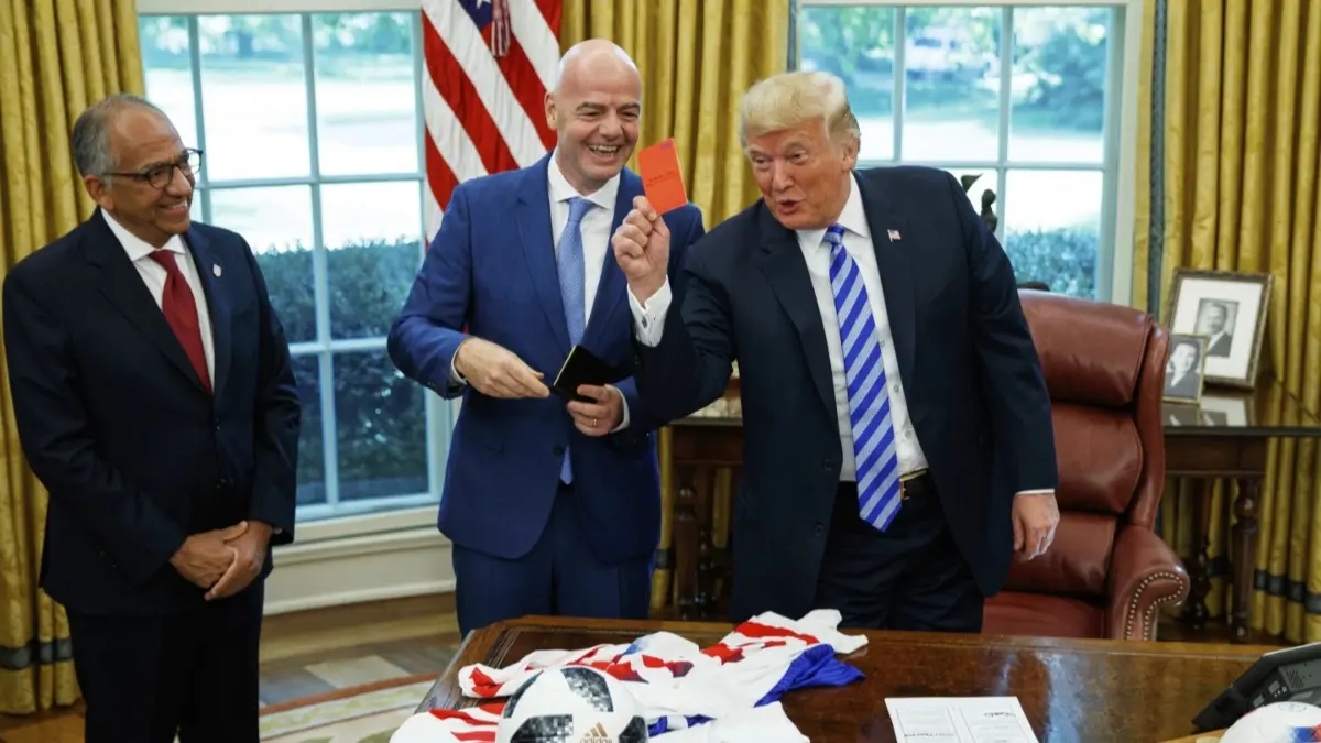 US President Donald Trump Unveils 'FIFA Pass' To Facilitate Faster Visa Issuance For 2026 World Cup Ticket Holders Donald Trump, Gianni Infantino