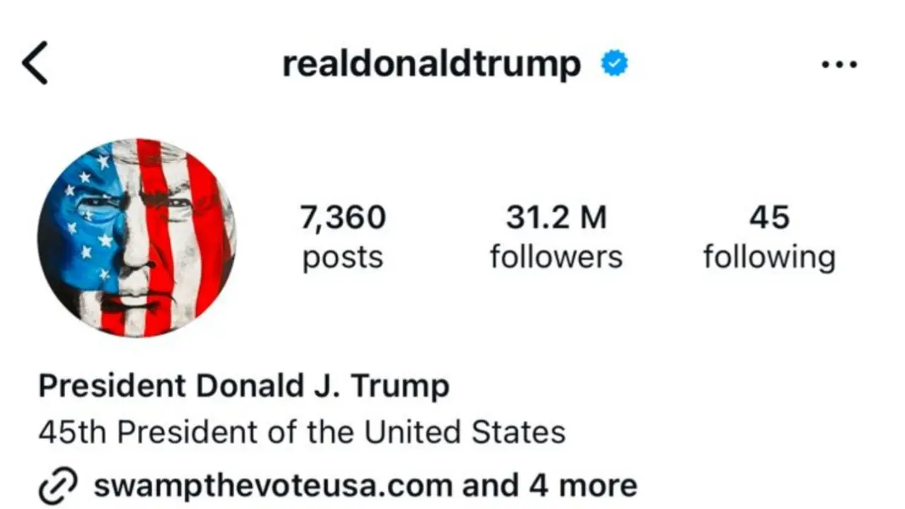 Donald Trump Instagram Account