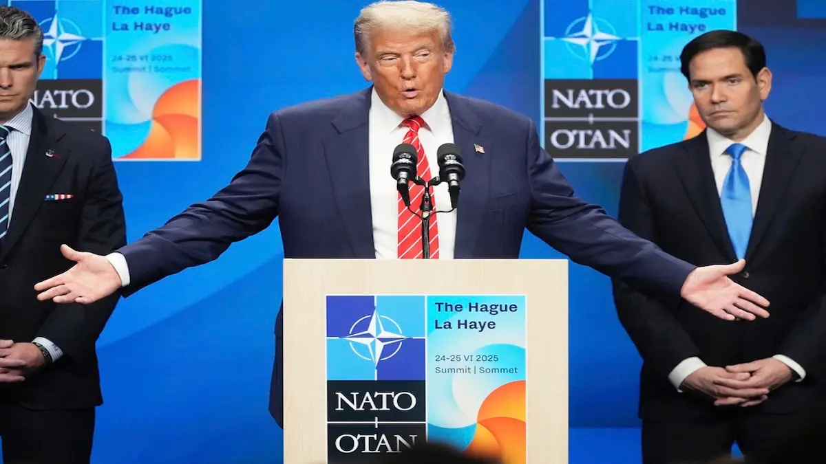Donald Trump, NATO Summit, Netherlands, Iran, Israel