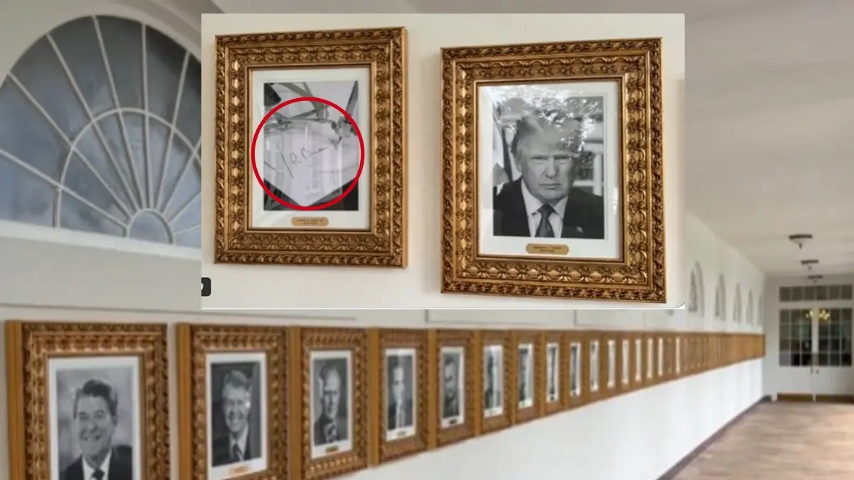 Donald Trump remove Joe Bidens photo