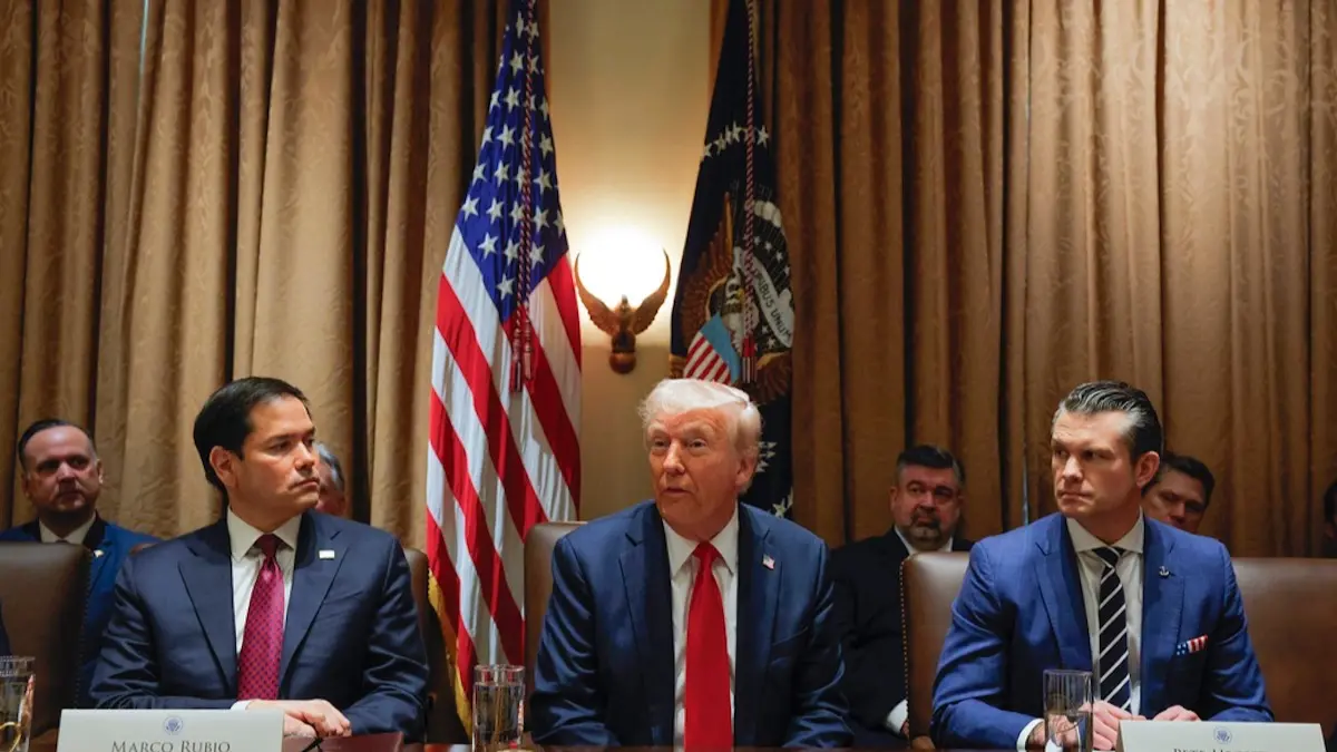 Donald Trump, Trump cabinet meeting