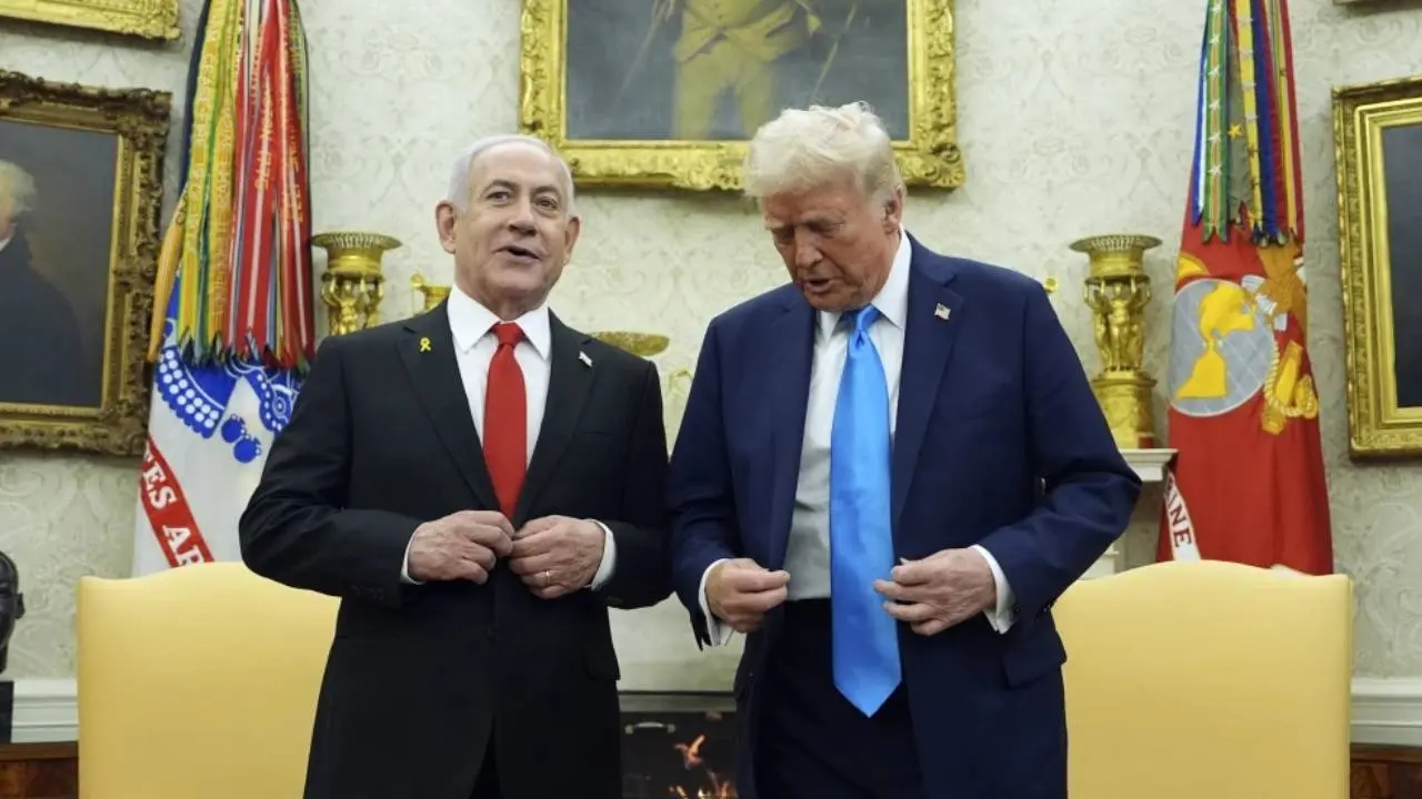 Donald Trump with Israel PM Netanyahu