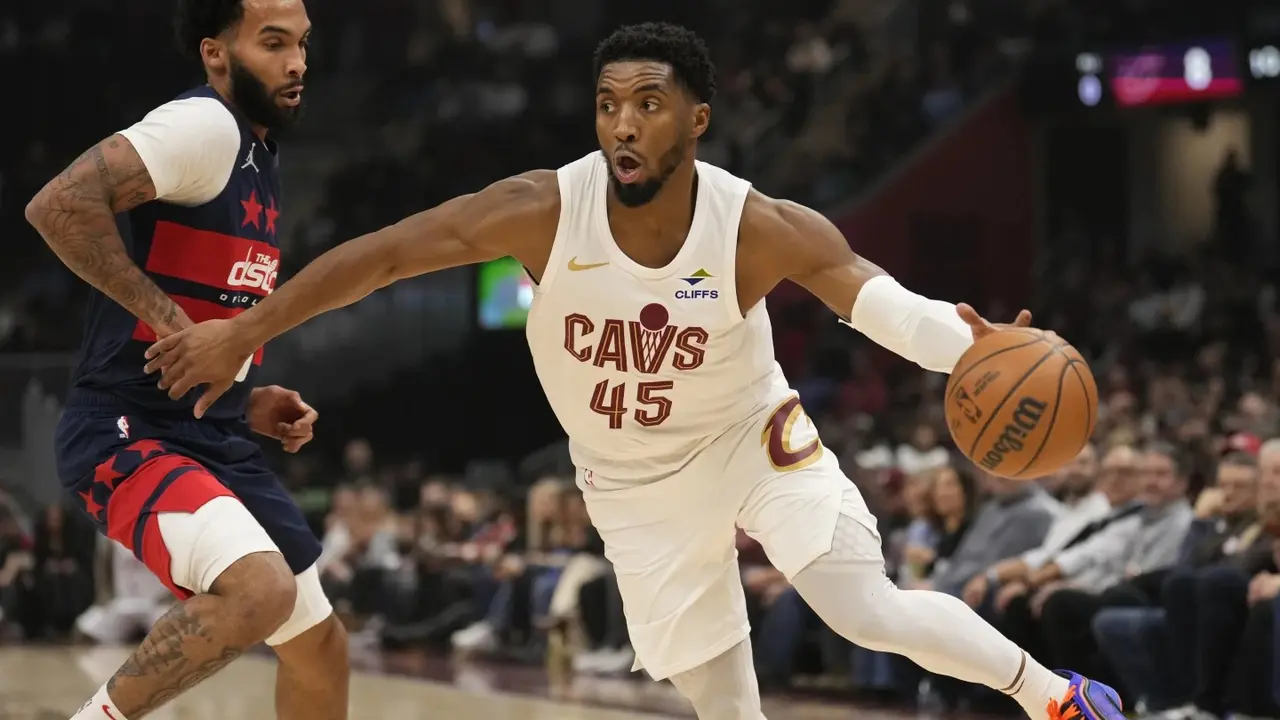 Darius Garland Scores 24 Points For NBA-leading Cavaliers In 115-105 Victory Over Wizards Donovan Mitchell