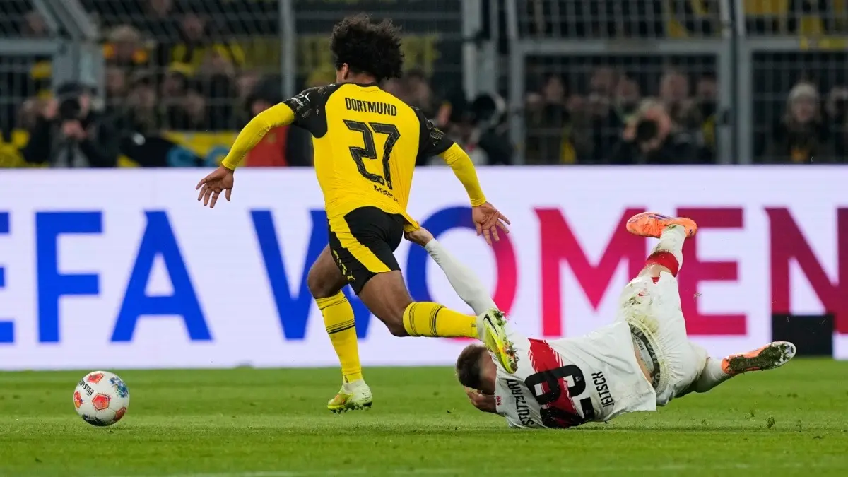 Borussia Dortmund vs Villarreal Live Streaming: When And Where To Watch UCL Match In India? Dortmund's Karim Adeyemi in action against VfB Stuttgart in UCL