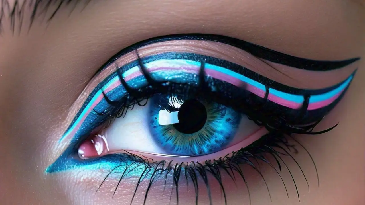 Double floating eyeliner