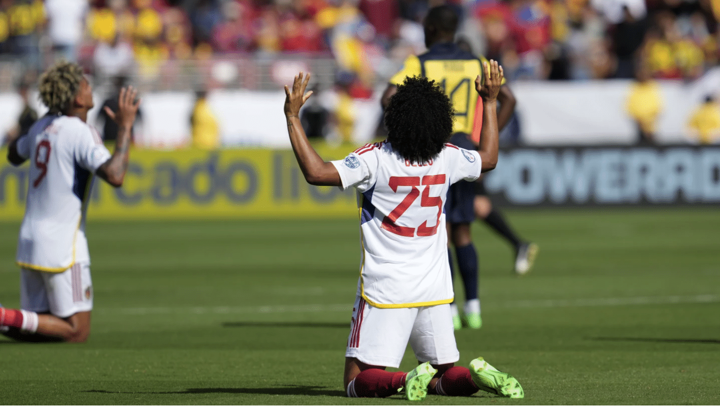 Cádiz Bello Each Score A Goal Venezuela Beats Short Handed Ecuador 2 1 At Copa America