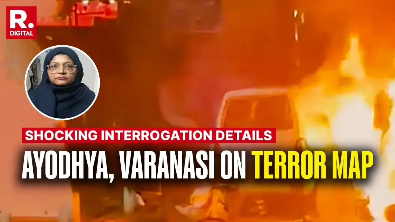 Dr Shaheen Shahid's interrogation revealed that the arrested terrorist module targeted religious sites in UP, specifically Ayodhya and Varanasi.