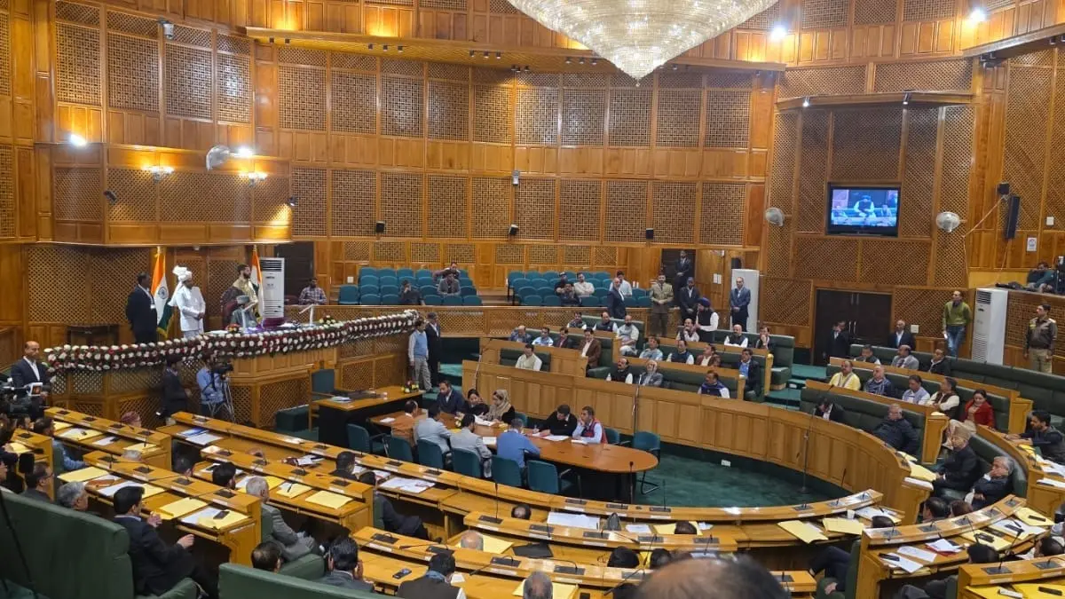 Drama in J&K Assembly: J&K MLAs Demand Gaza Condemnation, Protest Veeri's 'Communal' Remark