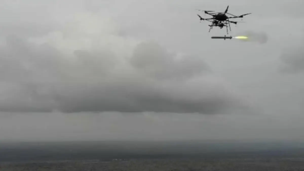 Big Boost As DRDO Test Fires Missile From Drone UAV-Launched Precision Missile ULPGM-V3 In Andhra Pradesh drdo, missile, Andhra Pradesh