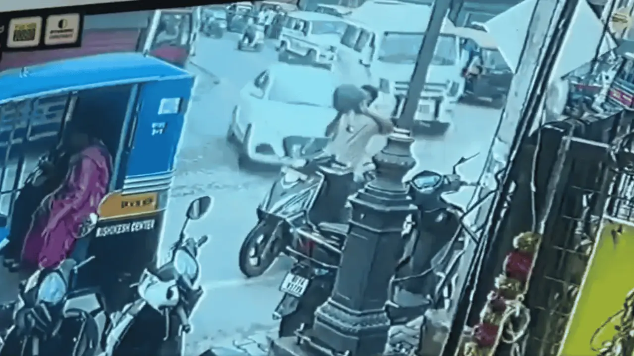 Drunk Driver causes havoc on Rishikesh-Tapovan road