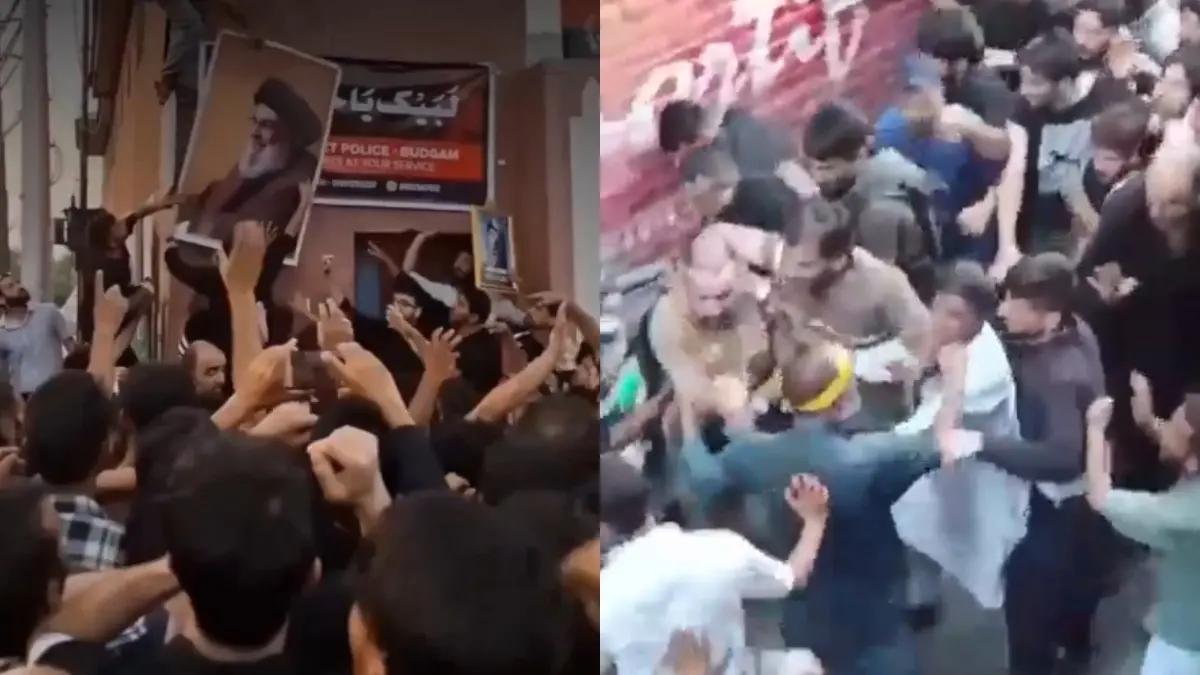 DSP Attacked During Muharram Procession in Magam Over Hezbollah Flag Removal