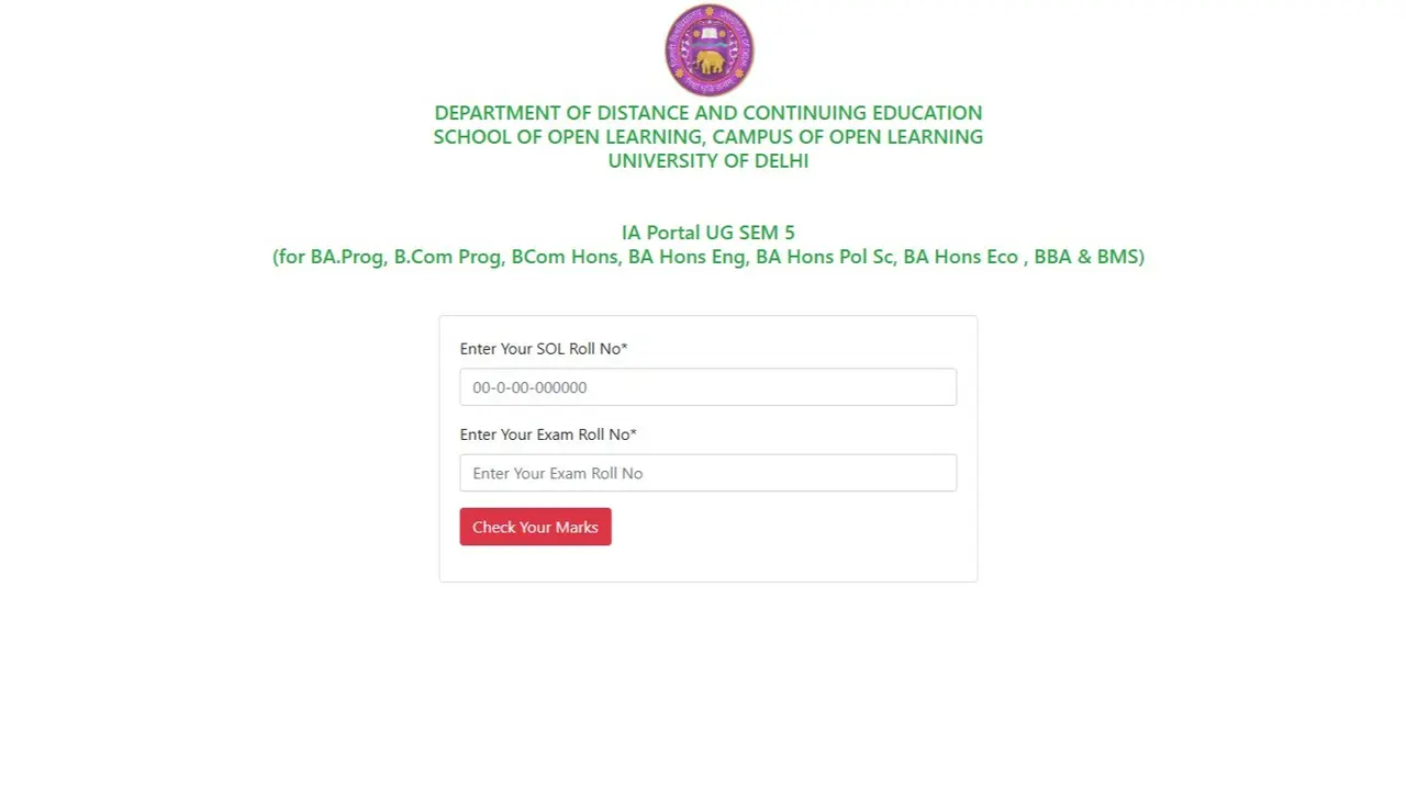 DU SOL Result 2025 Declared on sol.du.ac.in, Direct Link to Check DU SOL Result 2025 Declared