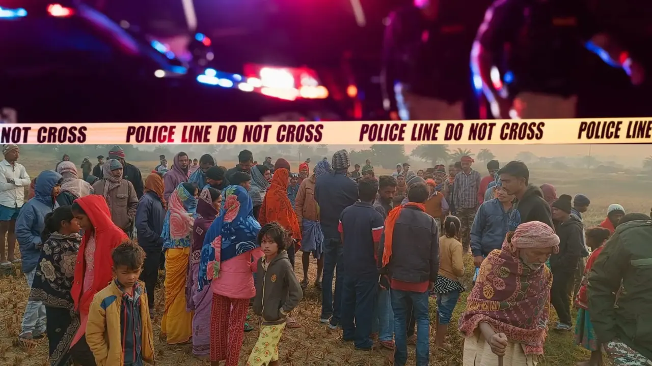 dumka man killed wife and two kids than hang self to death