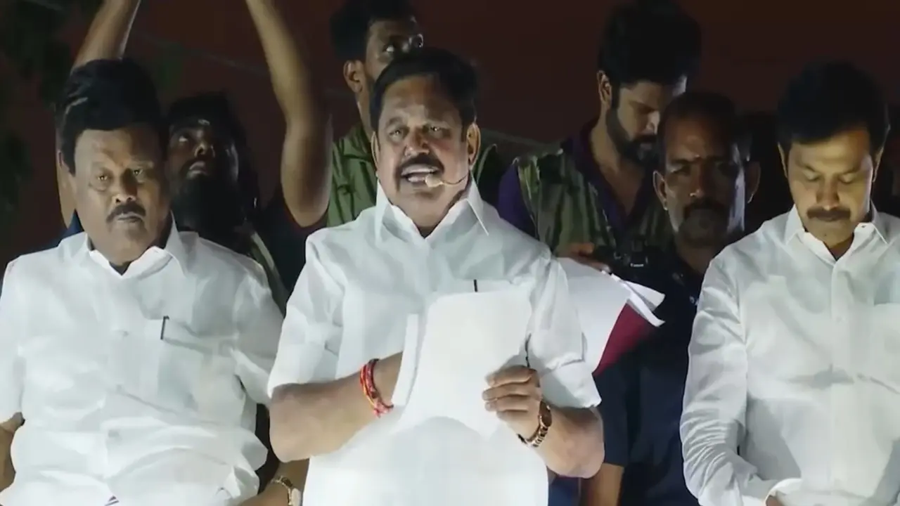 Palaniswami Slams Tamil Nadu Industries Minister TRB Rajaa Over 'Empty White Paper' Remark E. Palaniswami Slams Tamil Nadu Industries Minister T.R.B. Rajaa