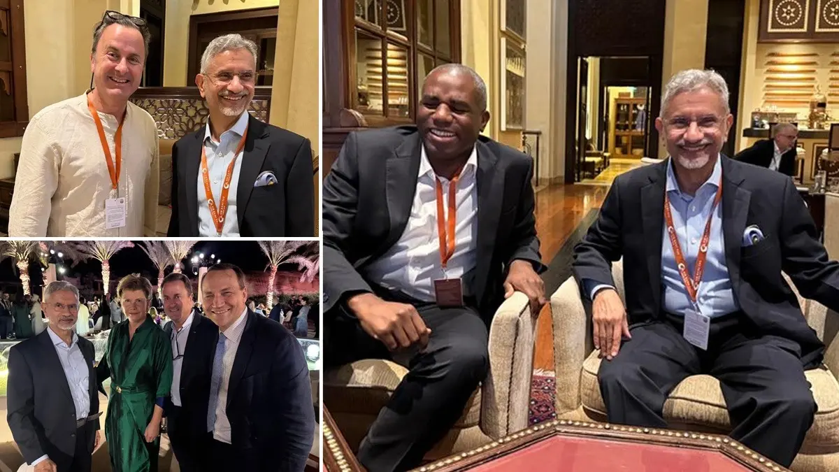 EAM Jaishankar Holds Series of High-Level Meetings with UK, Egypt and European Leaders at Sir Bani Yas Forum in UAE