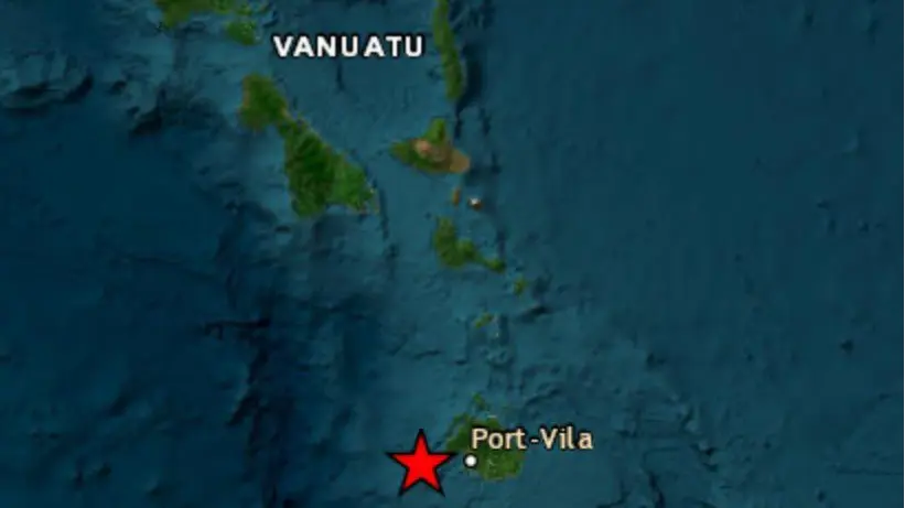 Earthquake in near Port Vila