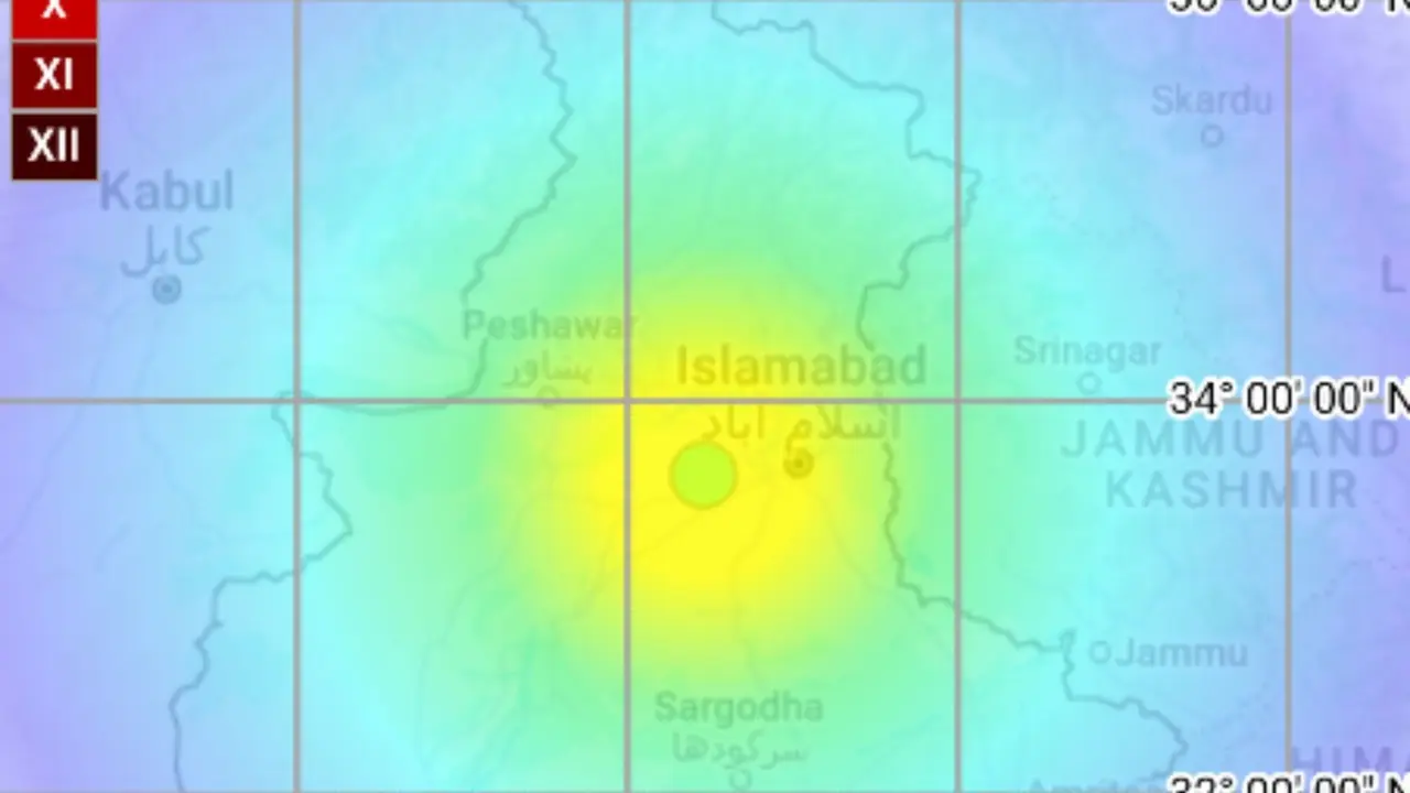 Earthquake of 5.8 Magnitude Hits Pakistan's Islamabad