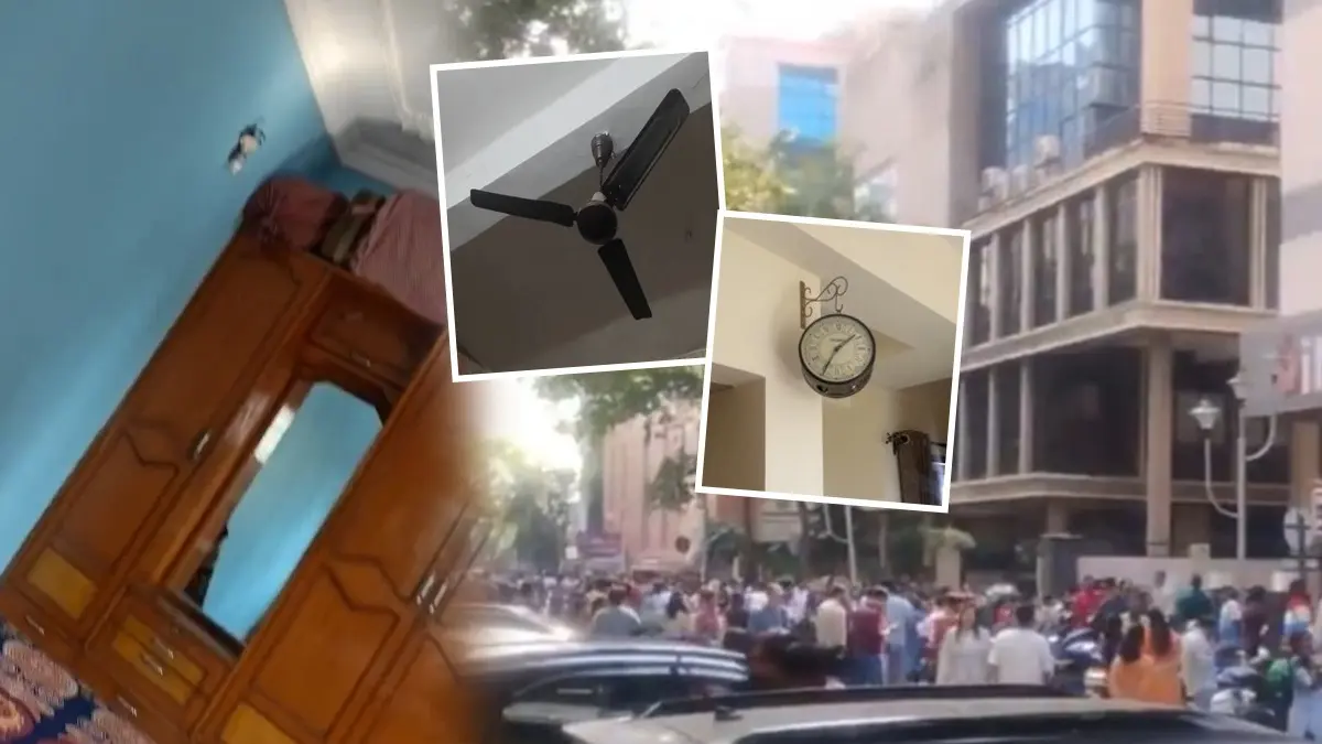 WATCH As Fans Swing, Furniture Vibrates: Dramatic Visuals Capture 5.3 Earthquake Scare In Kolkata Earthquake Tremors Spark Panic in Kolkata; Locals Flood Social Media With Pictures & Videos