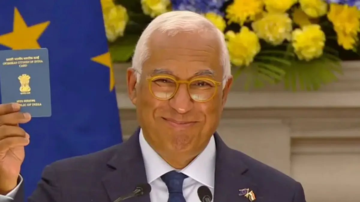 'Proud Of My Roots In Goa': EU's 'Babush' Antonio Costa Flaunts OCI Card As India-EU Seal Trade Deal