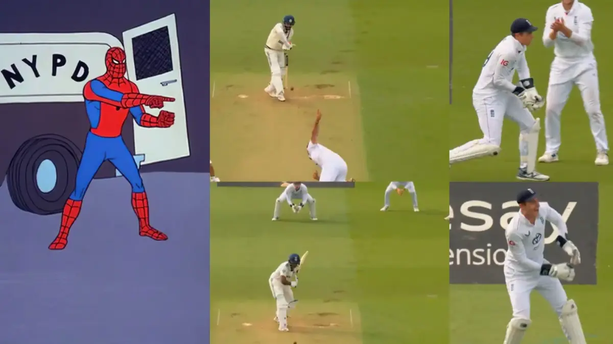 England Cricket Use The Classic Spider-Man Meme To Compare Josh Tongue's Identical Wickets In First Innings Of Oval Test | WATCH ECB's Spider-Man analogy to decribe Josh Tongue's catch
