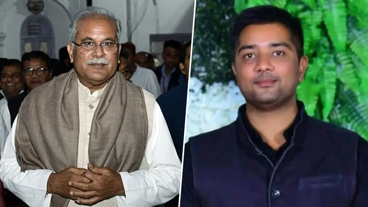 ed-raids-bhupesh-baghel-residence-liquor-scam-chaitanya-baghel-arrested-aide