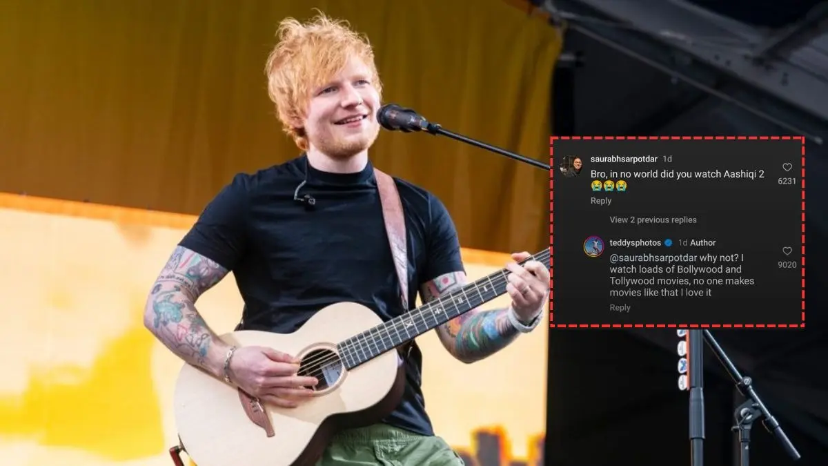 Ed Sheeran responds to a fan