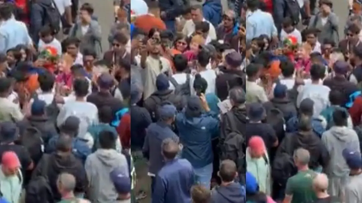 IND vs ENG, Manchester Test: Indian Cricket Fans Go Gaga As Ed Sheeran's Doppelganger Visits Old Trafford On Day 05 - WATCH Ed Sheeran's lookalike taking selfies with cricket fans outside Old Trafford on Day 05 of the Manchester Test