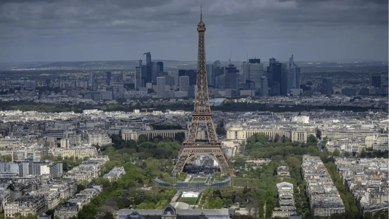 Eiffel Tower Ahead Of Paris Olympics 2024