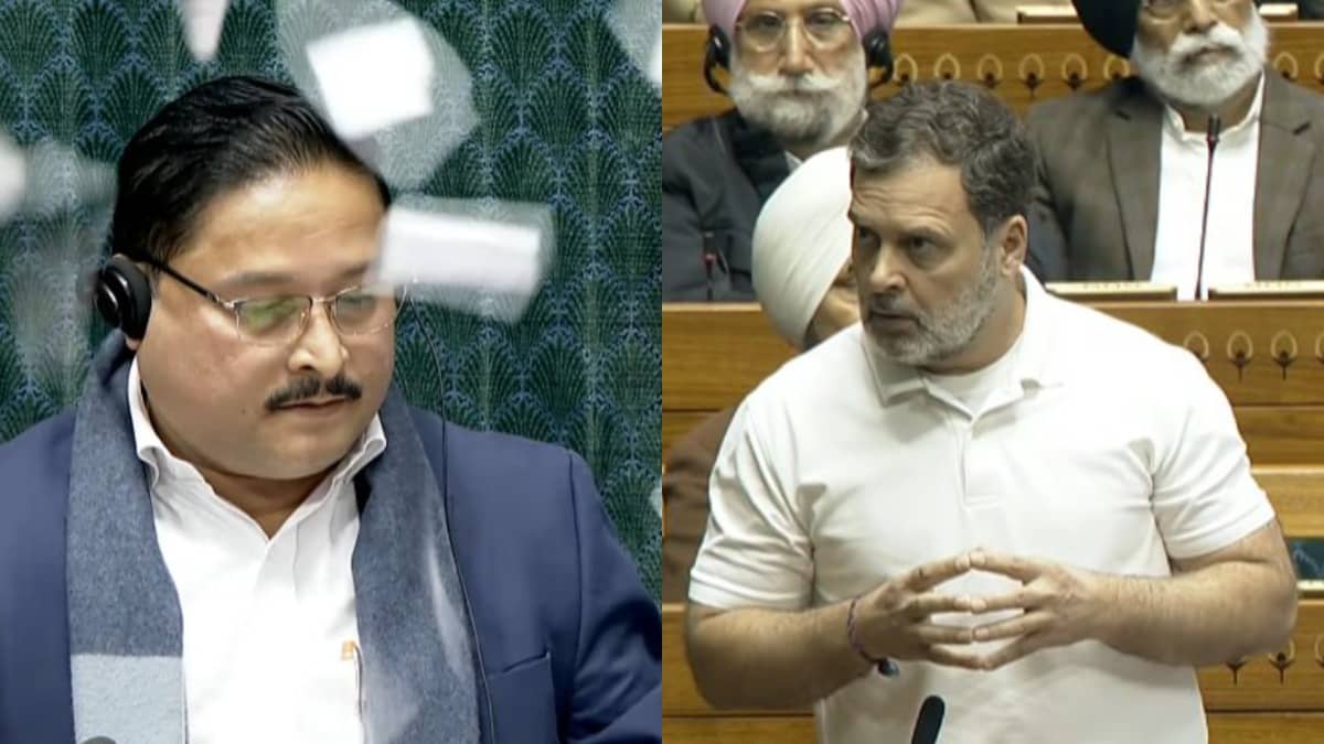 Eight Congress MPs Suspended For Remainder of Budget Session for throwing papers at Lok Sabha Chair