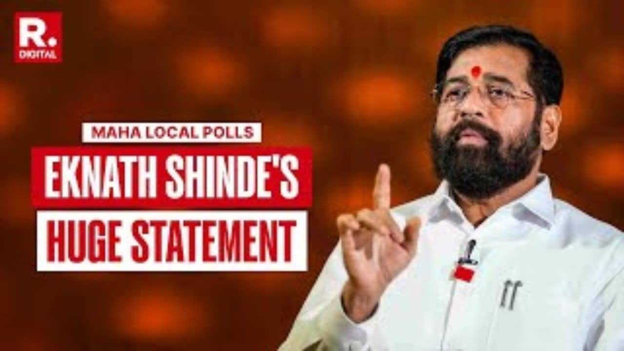 Eknath Shinde's Huge Statement On Fighting Allies In Maharashtra Local Polls