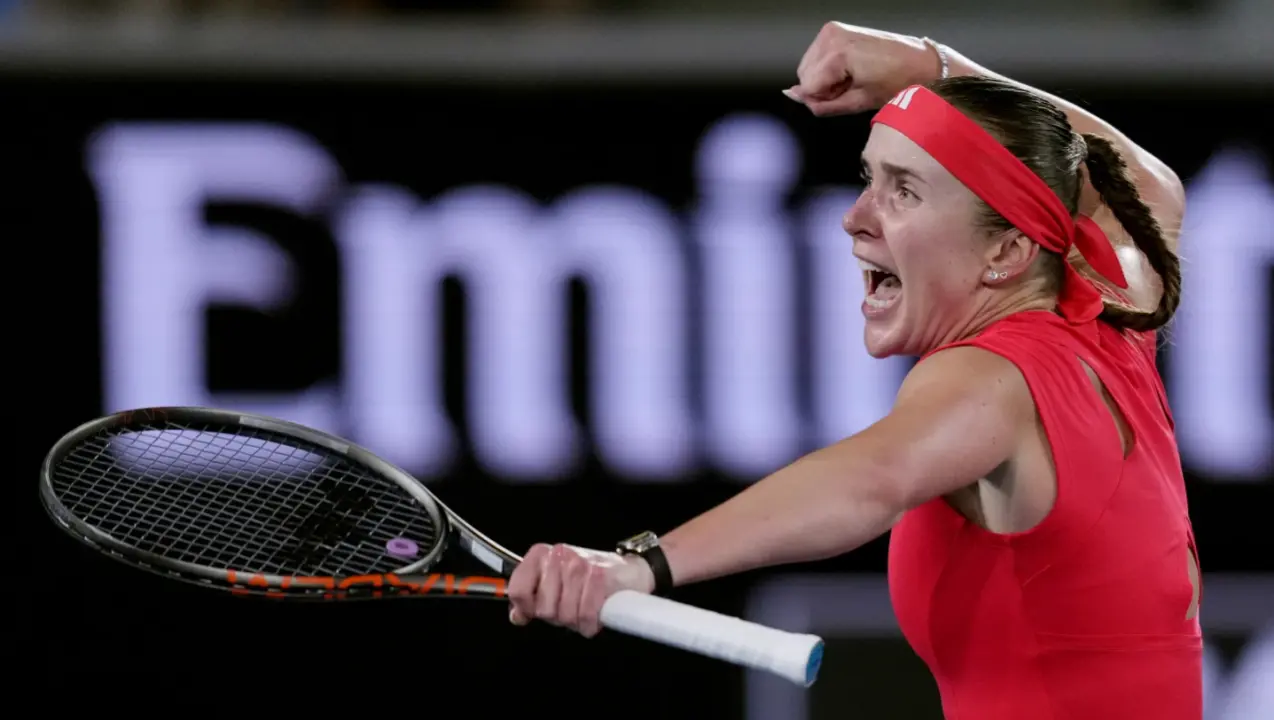 Wife-and-husband Duo Elina Svitolina And Gael Monfils Win On The Same Court At The Australian Open Elina Svitolina