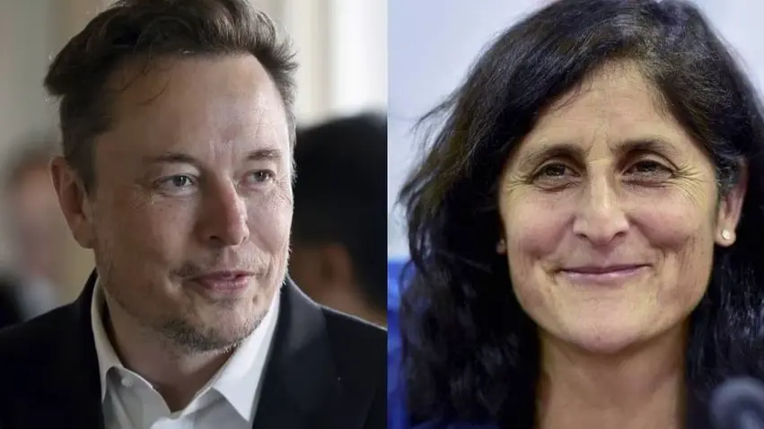 Elon Musk and astronaut Sunita Williams