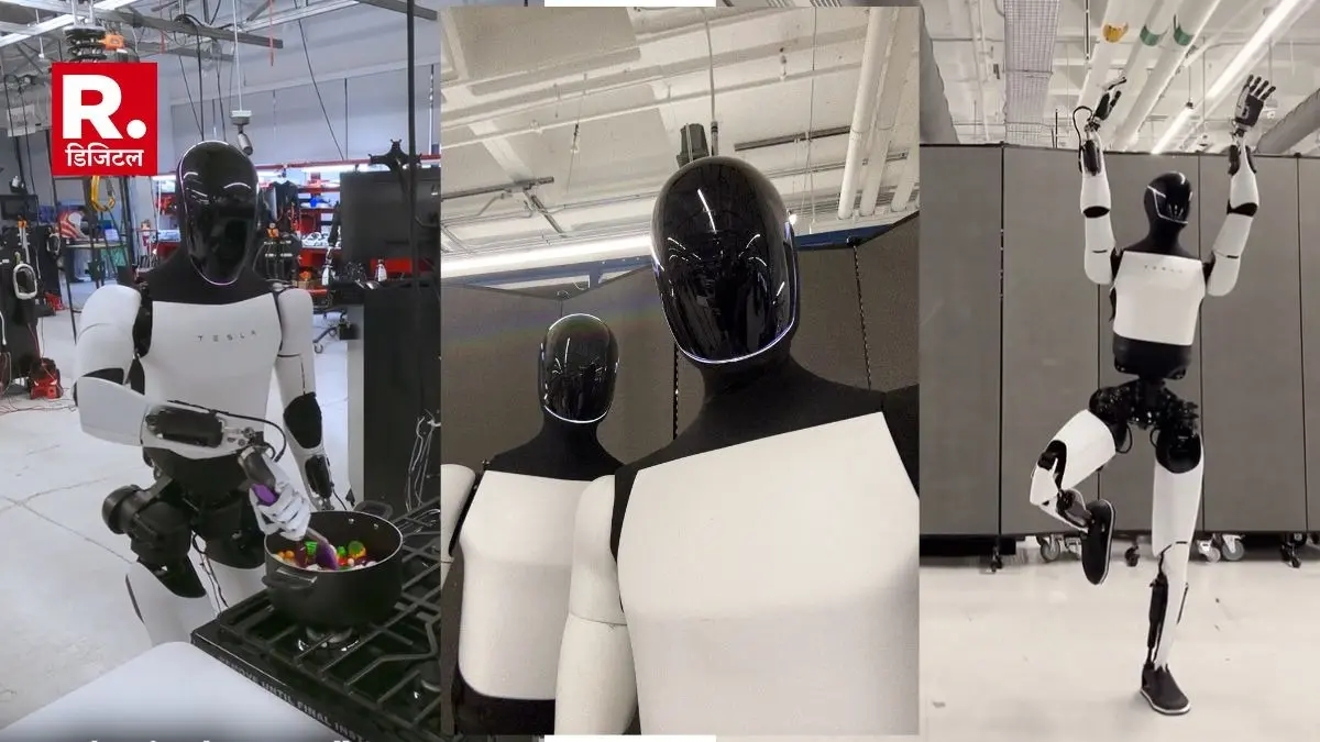 Elon Musk Optimus Humanoid Robot does all the daily tasks from cooking to cleaning
