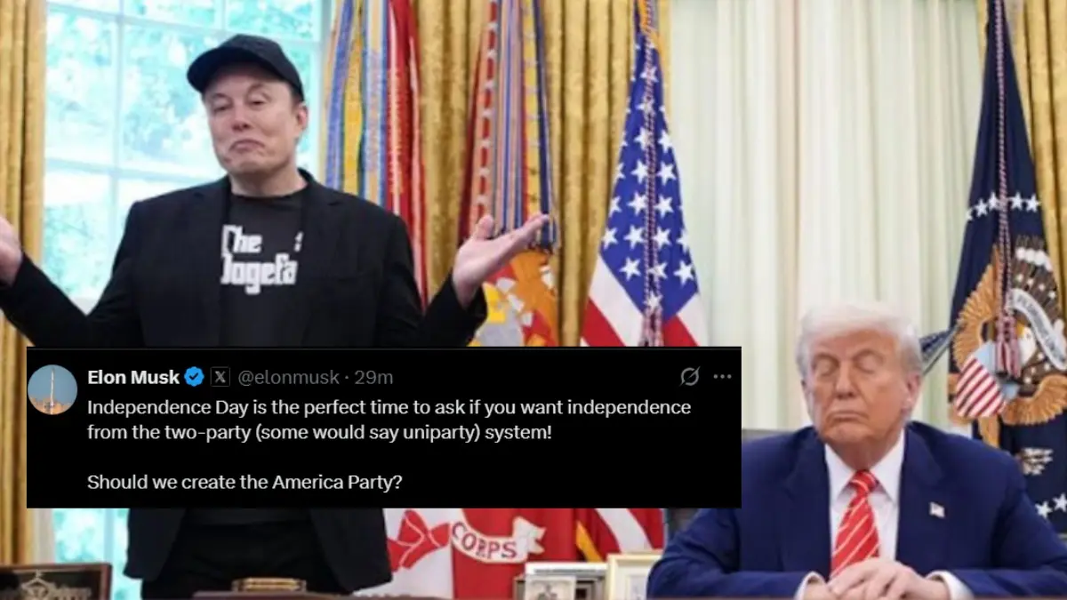 Elon Musk tweeted on the occasion of America's Independence Day