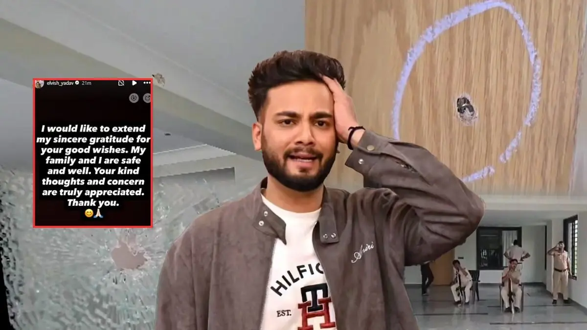 Elvish Yadav Issues First Statement After Heavy Firing At His Gurugram Residence, Assures Fans Of His Safety Elvish Yadav Reacts To Firing Incident