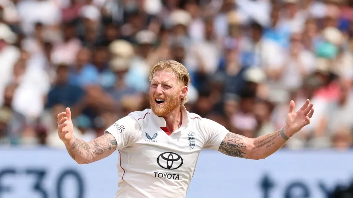 England captain Ben Stokes in action at Lord's Test against India