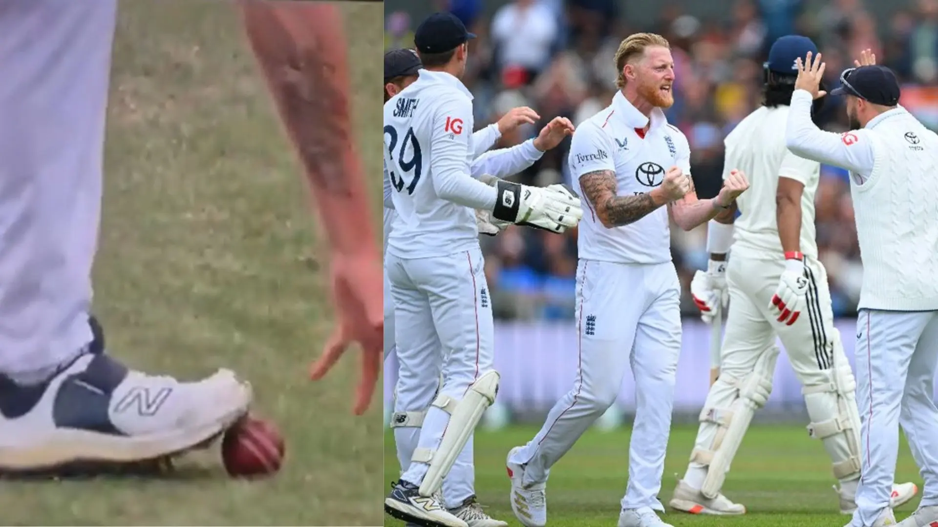 England fast bowler Brydon carse accused of ball tempering video viral india vs England Manchester test