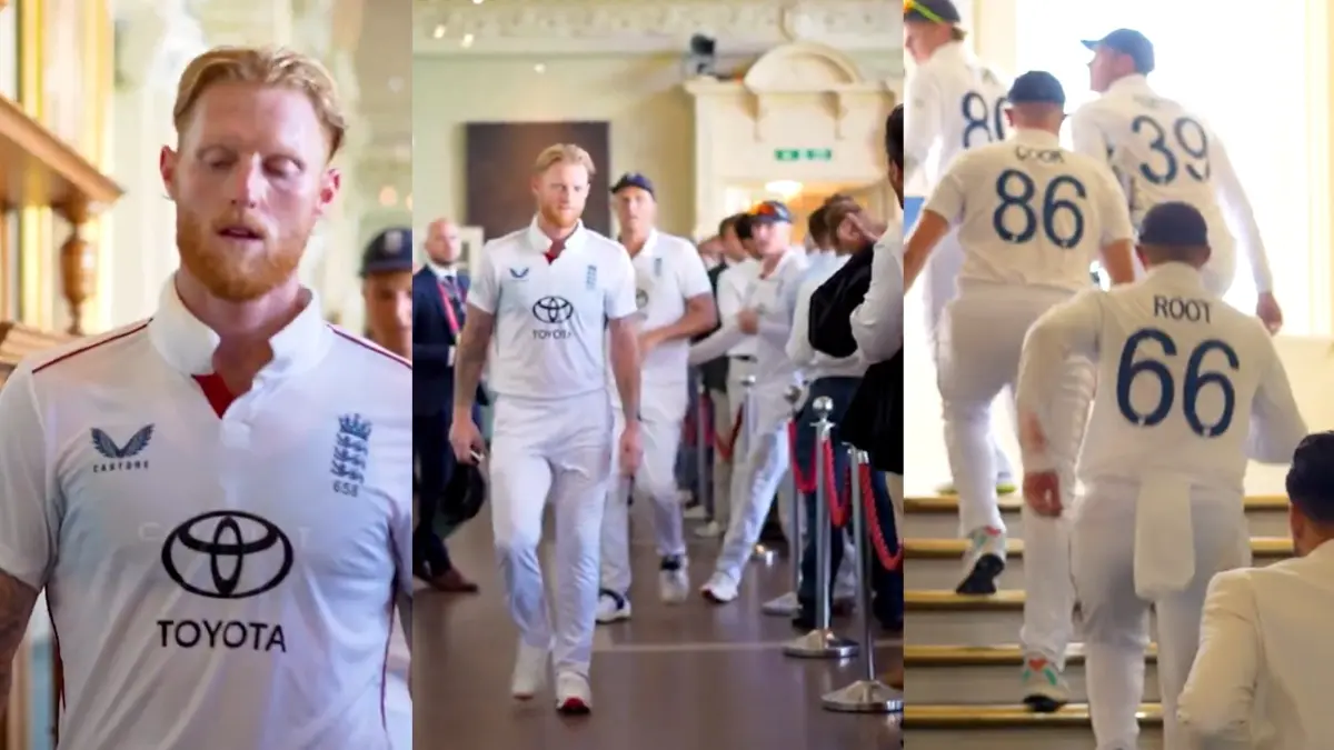 England receive big round of applause in the Lord's long room
