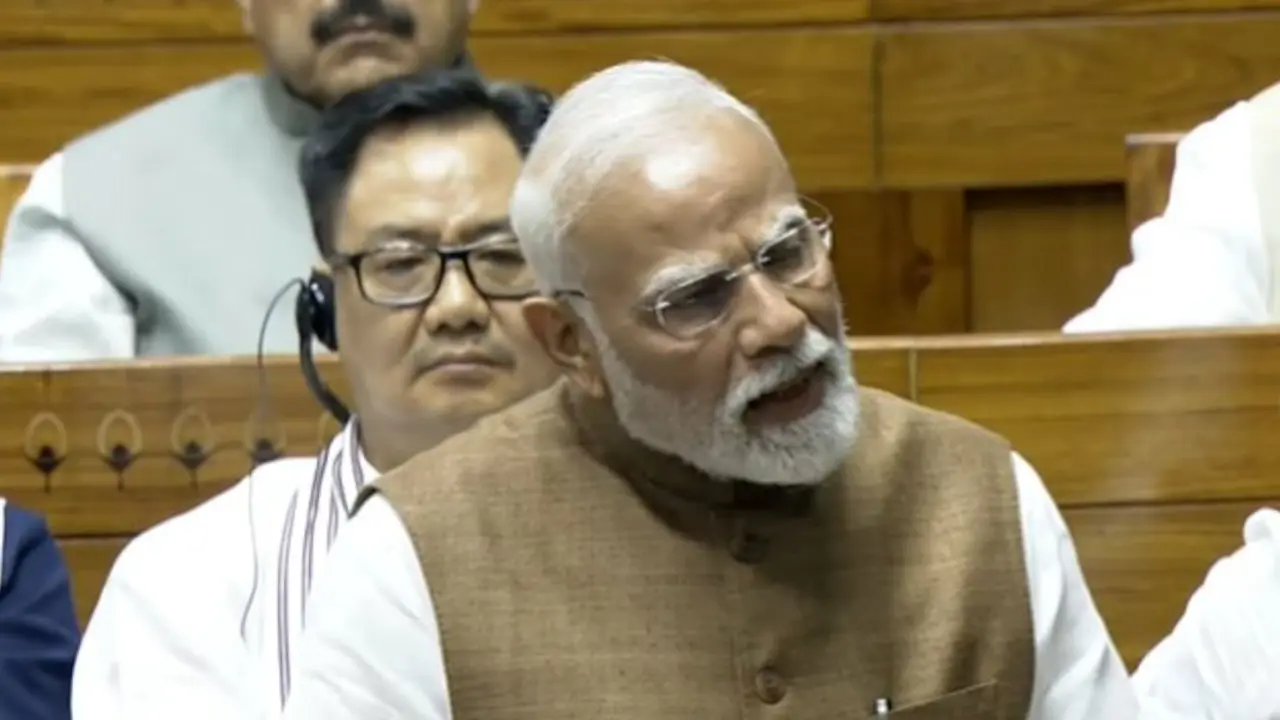 Entire nation is celebrating 'Vijay Utsav' pm modi speaks on operation sindoor in lok sabha