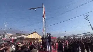 National Flag Unfurled in Pulwama's Tral for First Time in 35 Years on 76th Republic Day Republic day in Tral