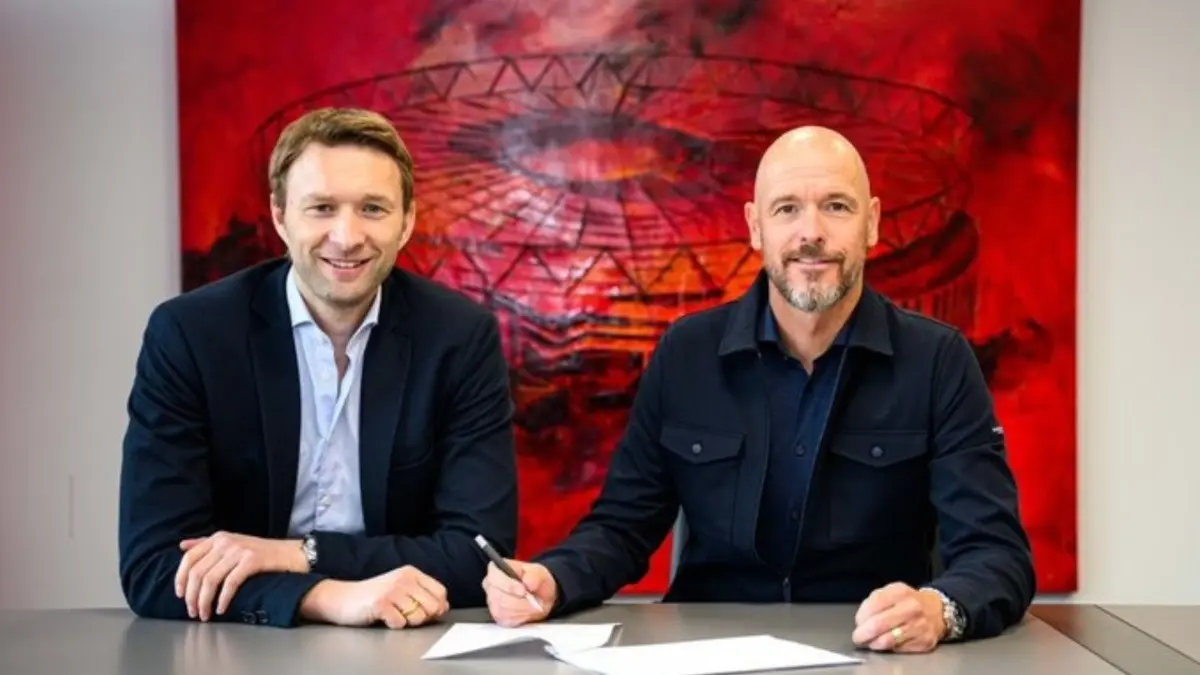Erik Ten Hag signs contract with Bayer Leverkusen