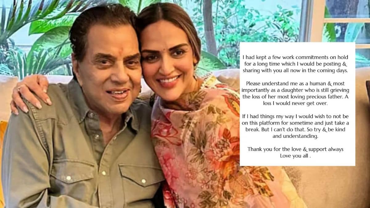 Esha Deol pens a note for Dharmendra