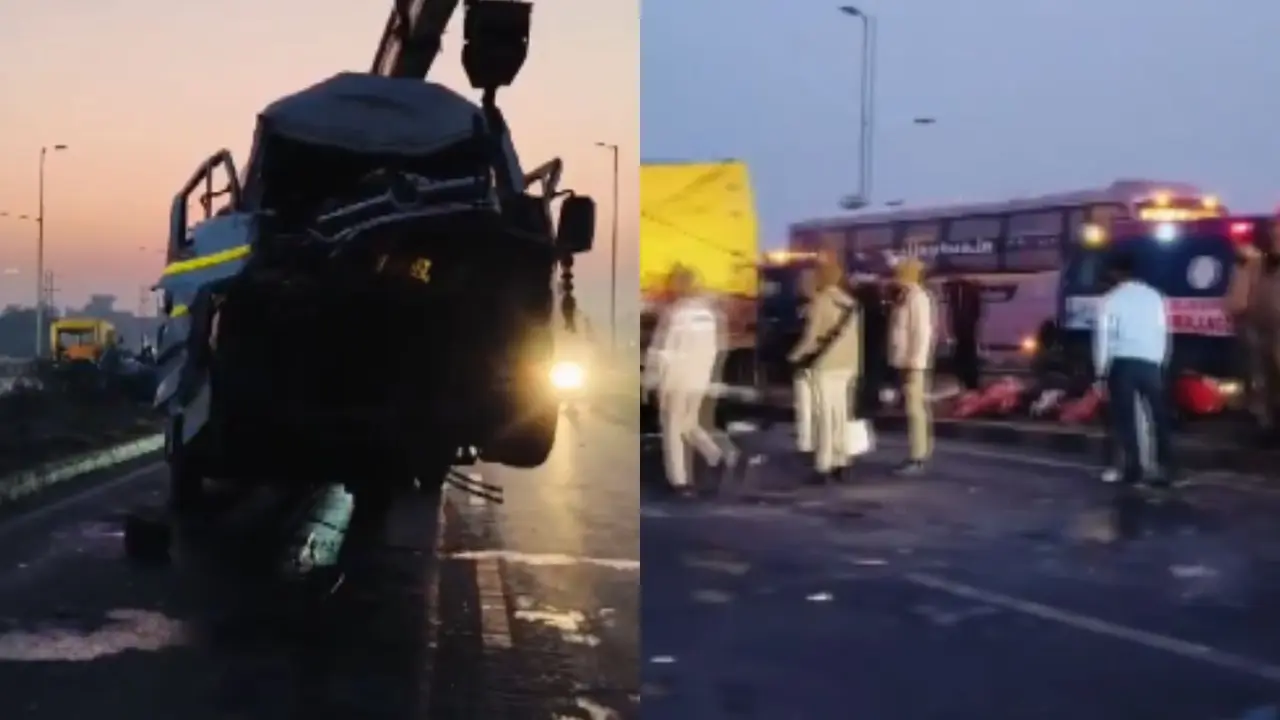 UP के इटावा में बड़ा हादसा: ट्रक से टकराई महाकुंभ से लौट रहे श्रद्धालुओं की बस, 2 की मौत, 21 घायल etawah accident news