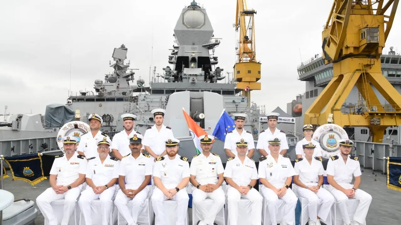 European Union Naval Force First Time in India