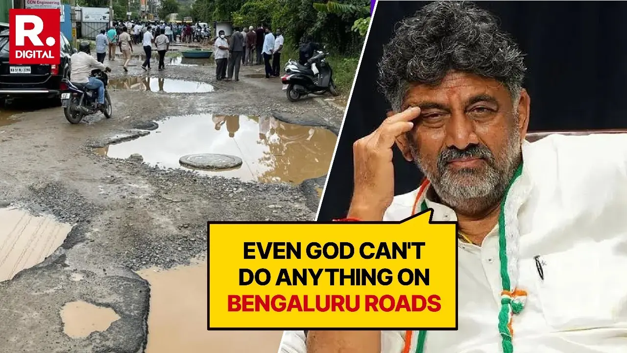 Even God Would Find Difficult To Do Anything On Bengaluru Roads: DK Shivakumar's Shocking Admission