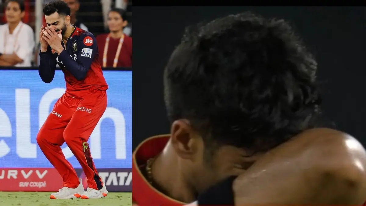 everybody seen virat kohli crying no camera focus on shashank singh emotional moment rcb vs pbks final