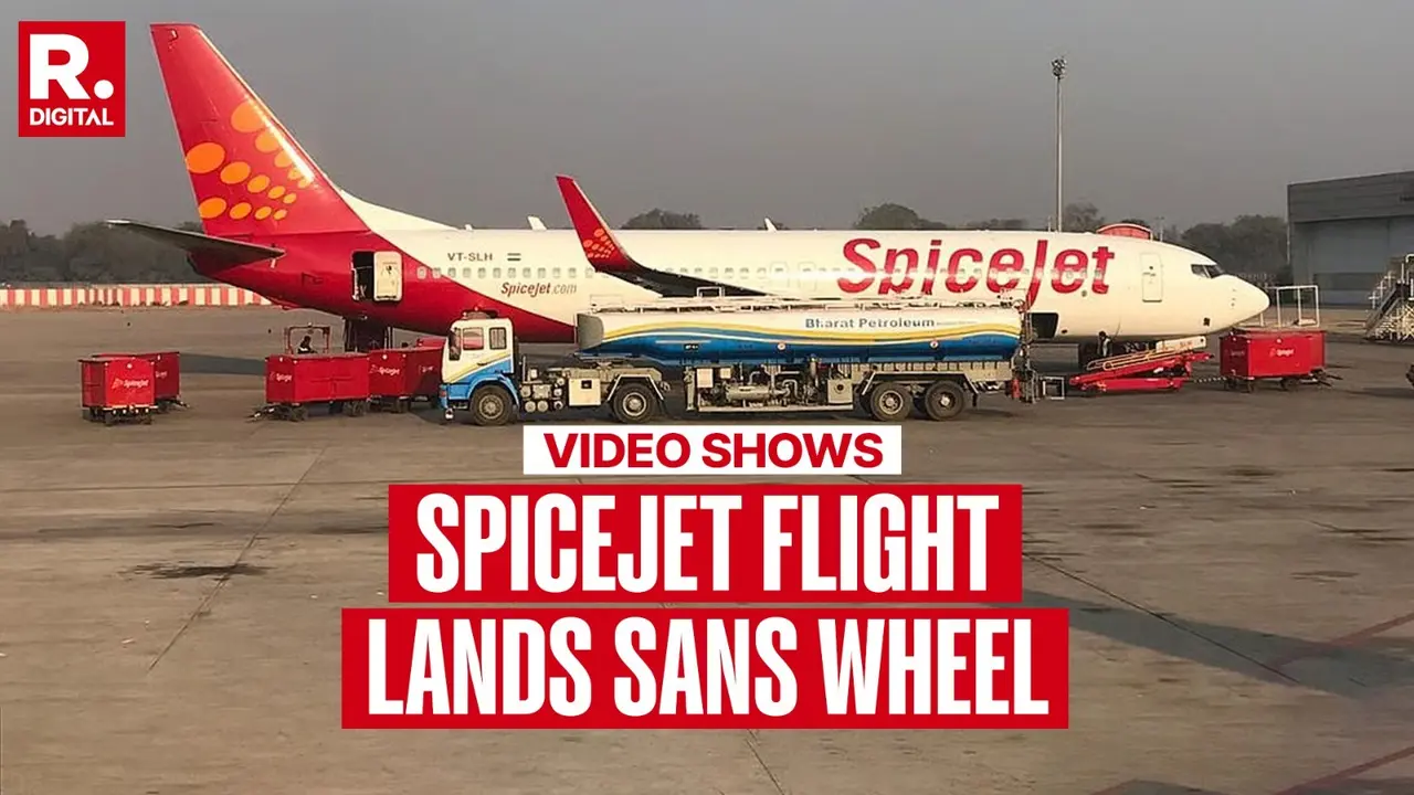 Watch: Exact Moment SpiceJet Plane Lands Without Wheel At Mumbai Airport Amid Full Emergency Exact Moment Spicejet Plane Lands Without Wheel At Mumbai Airport Amid Full Emergency