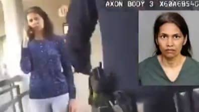 Exact Moment When Indian-Origin Woman Was Arrested for Killing Son on