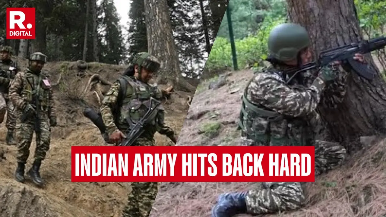 Days After Pahalgam Bloodbath, Pakistan Sparks Fresh Provocation Along LoC; Indian Army Hits Back Hard Exchange of Gunfire Along LoC