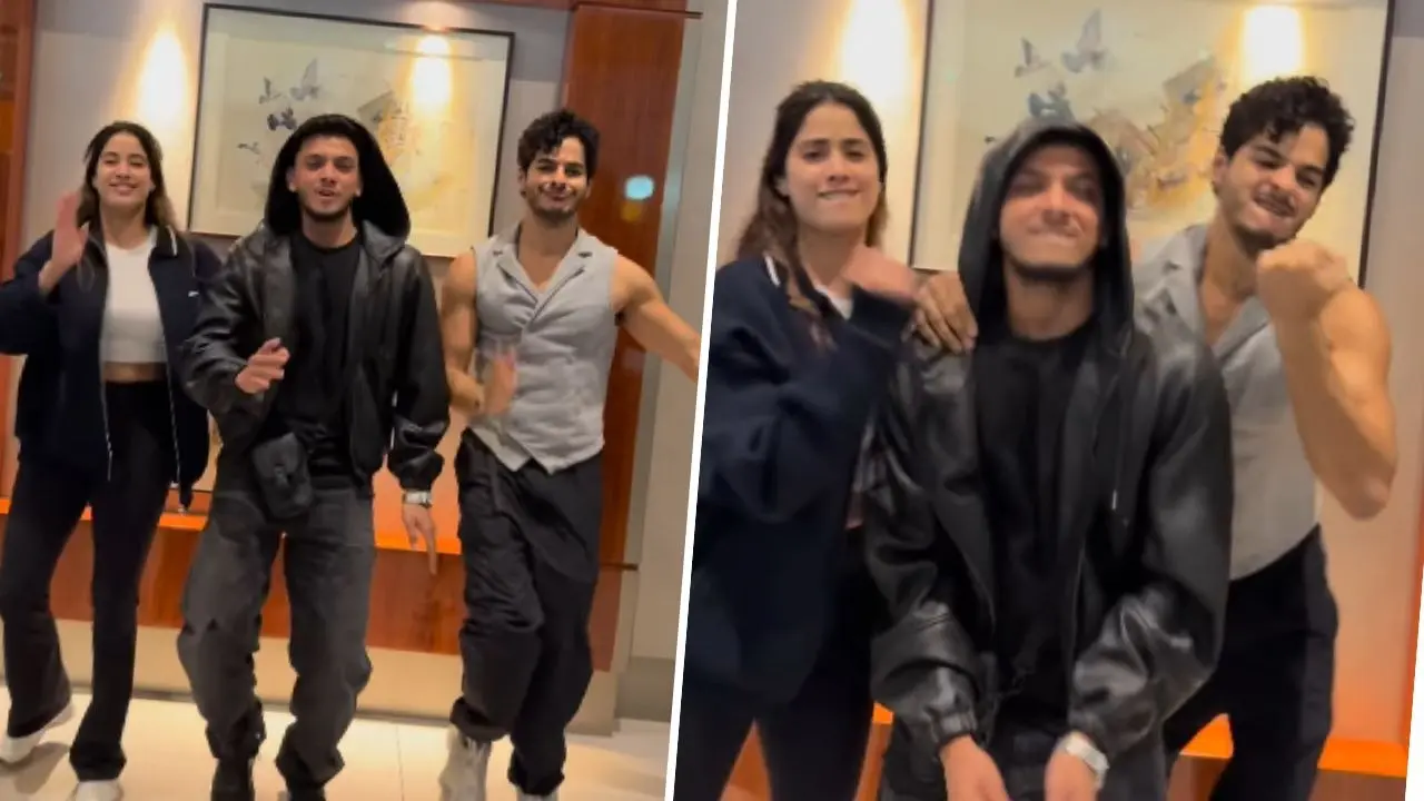 Exes Janhvi Kapoor-Ishaan Khatter Reunion Win Bijuriya Trend, Dance Video Goes Viral Exes Janhvi Kapoor-Ishaan Khatter Reunion Win Bijuriya Trend, Dance Video Goes Viral